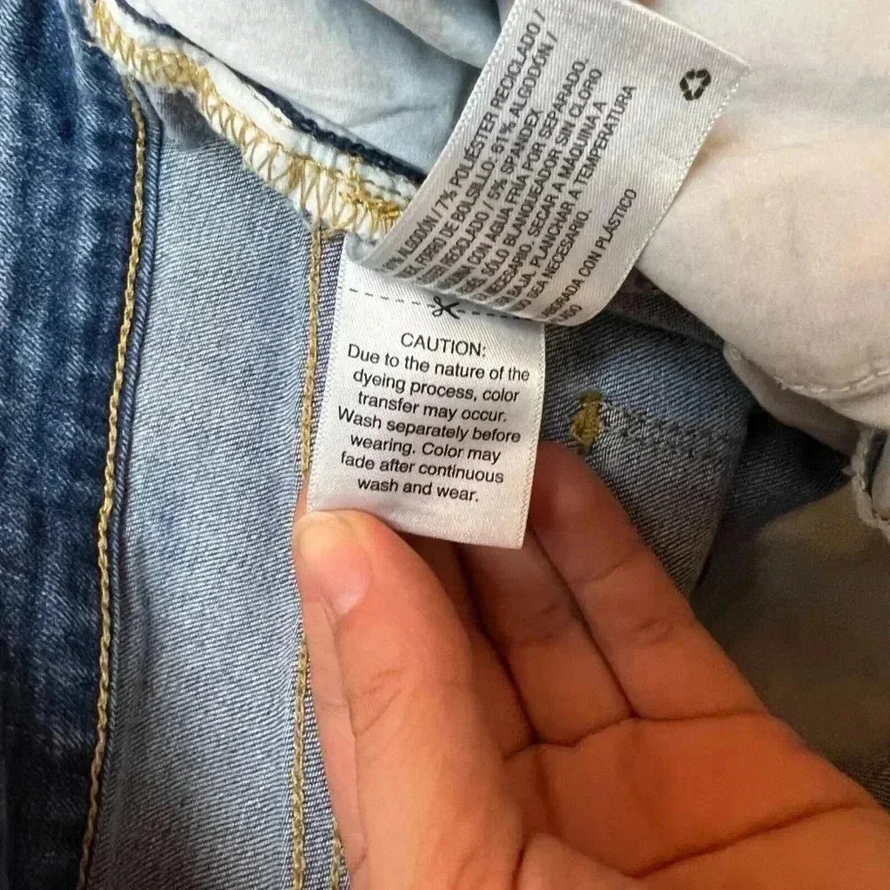 Universal Thread Womens Blue High Rise Skinny Jeans Plus Sz 18/34R Classic Basic